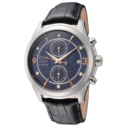Front view of CCCP Sputnik 1 Men's Quartz Watch CP-7002-02