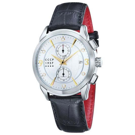 Front view of CCCP Sputnik-1 Men's Quartz Watch CP-7002-03