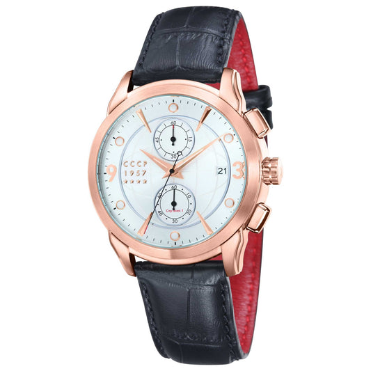 Front view of CCCP Sputnik-1 Men's Quartz Watch CP-7002-04