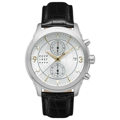 Front view of CCCP Sputnik-1 Men's Quartz Watch CP-7002-09