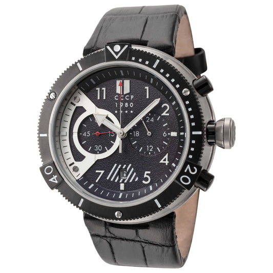 Front view of CCCP Kashalot Submarine Men's Quartz Watch CP-7005-03