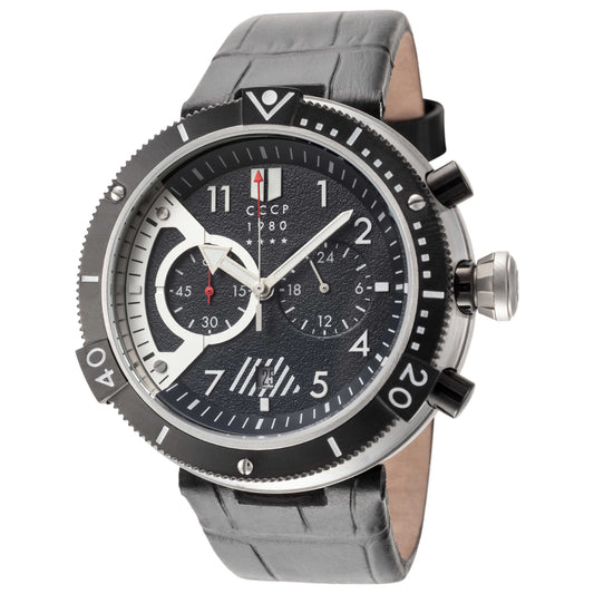 Front view of CCCP Kashalot Submarine Men's Quartz Watch CP-7005-05