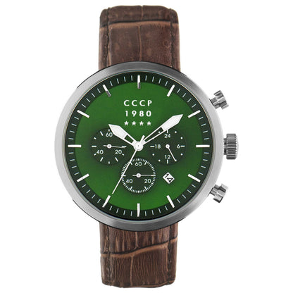 Front view of CCCP Kashalot Dress Men's Quartz Watch CP-7007-09