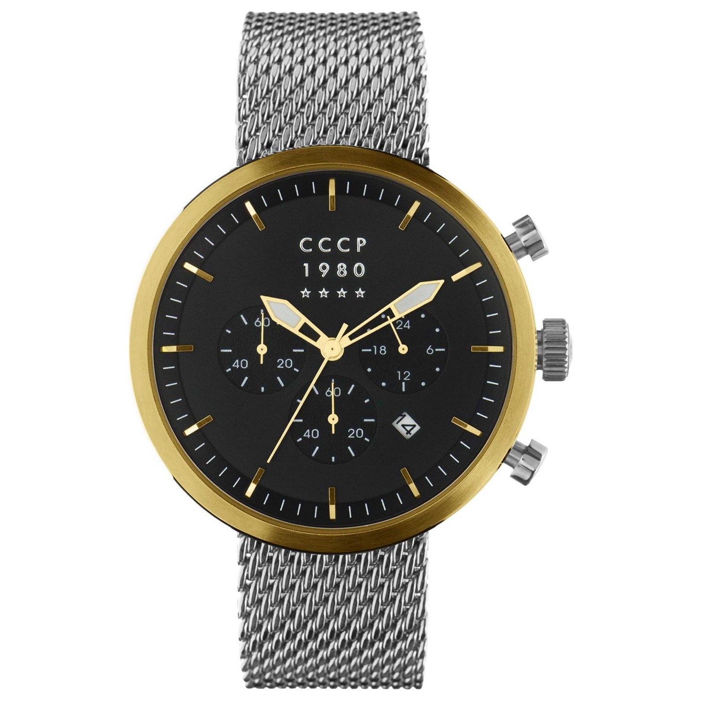 Front view of CCCP Kashalot Dress Men's Quartz Watch CP-7007-44