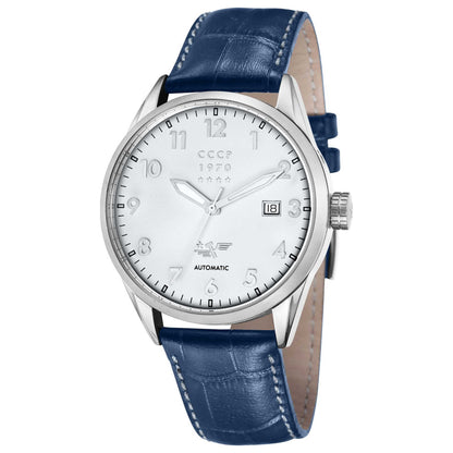 Front view of CCCP Golden Soviet Submarine Men's Automatic Watch CP-7015-03