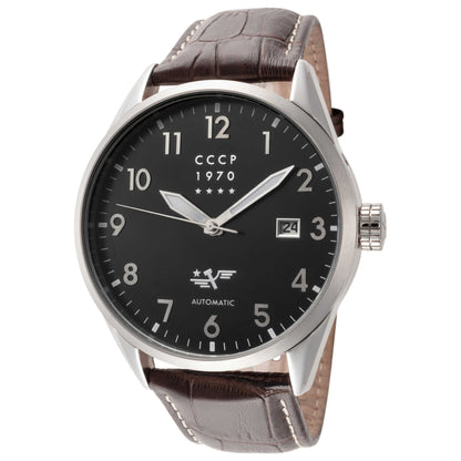 Front view of CCCP Golden Soviet Men's Automatic Watch CP-7015-04