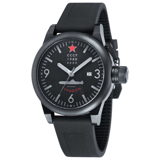 Front view of CCCP Typhoon Men's Automatic Watch CP-7018-04