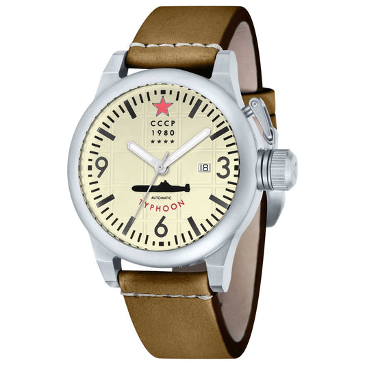 Front view of CCCP Typhoon Men's Automatic Watch CP-7018-05