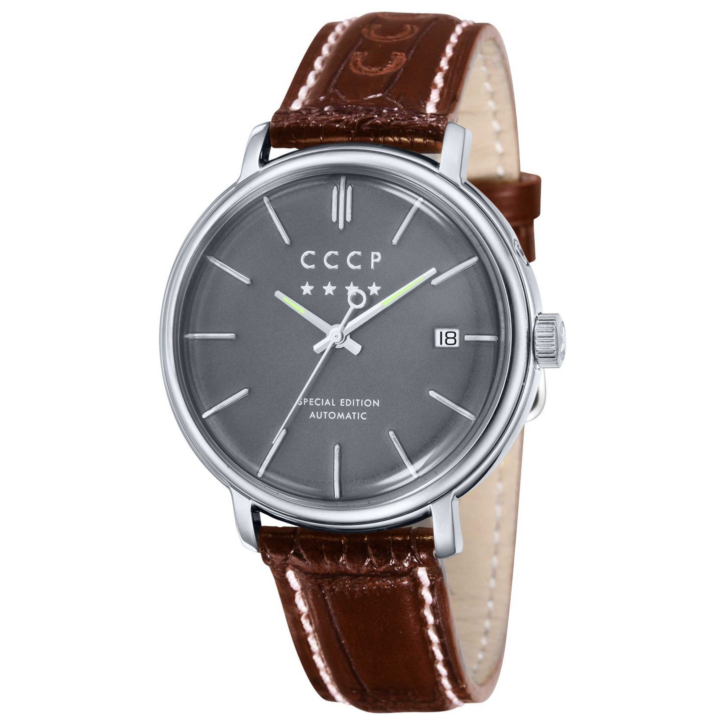 Front view of CCCP Heritage Men's Automatic Watch CP-7019-03