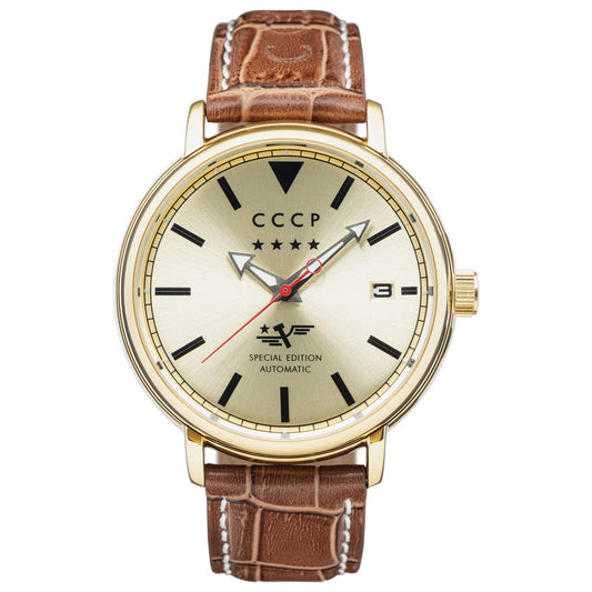 Front view of CCCP Heritage Men's Automatic Watch CP-7020-03