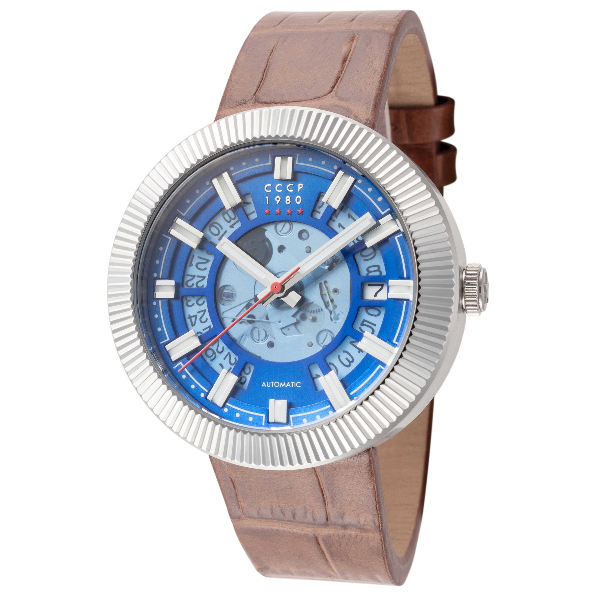 Front view of CCCP Sputnik-2 Men's Automatic Watch CP-7025-02