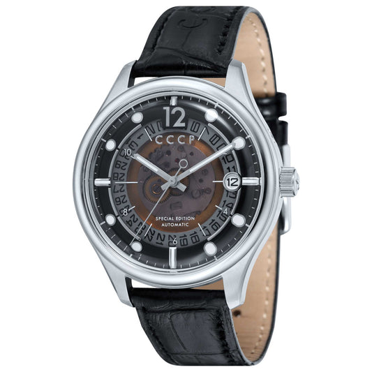 Front view of CCCP Sputnik 2 Men's Automatic Watch CP-7026-01