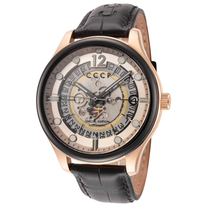 Front view of CCCP Sputnik-2 Men's Automatic Watch CP-7026-0E