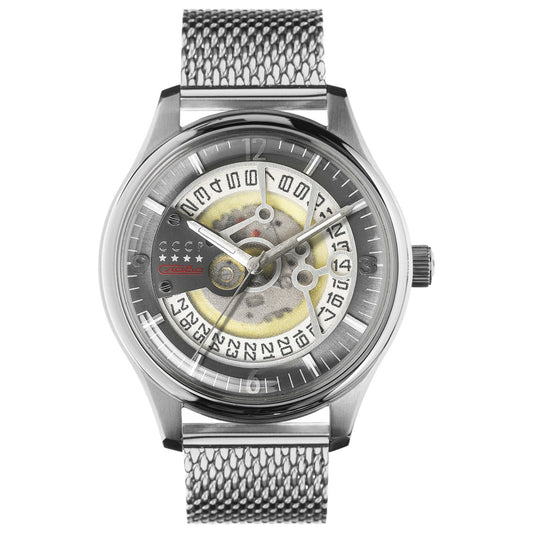 Front view of CCCP Sputnik-2 Men's Automatic Watch CP-7026-22
