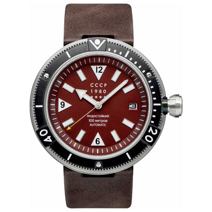 Front view of CCCP Kashalot Men's Automatic Watch CP-7027-04