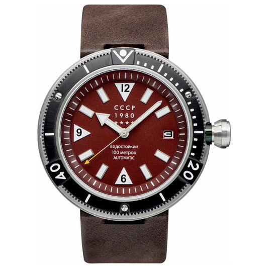 Front view of CCCP Kashalot Men's Automatic Watch CP-7027-04