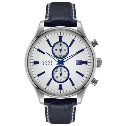 Front view of CCCP Sputnik-2 Men's Quartz Watch CP-7028-03