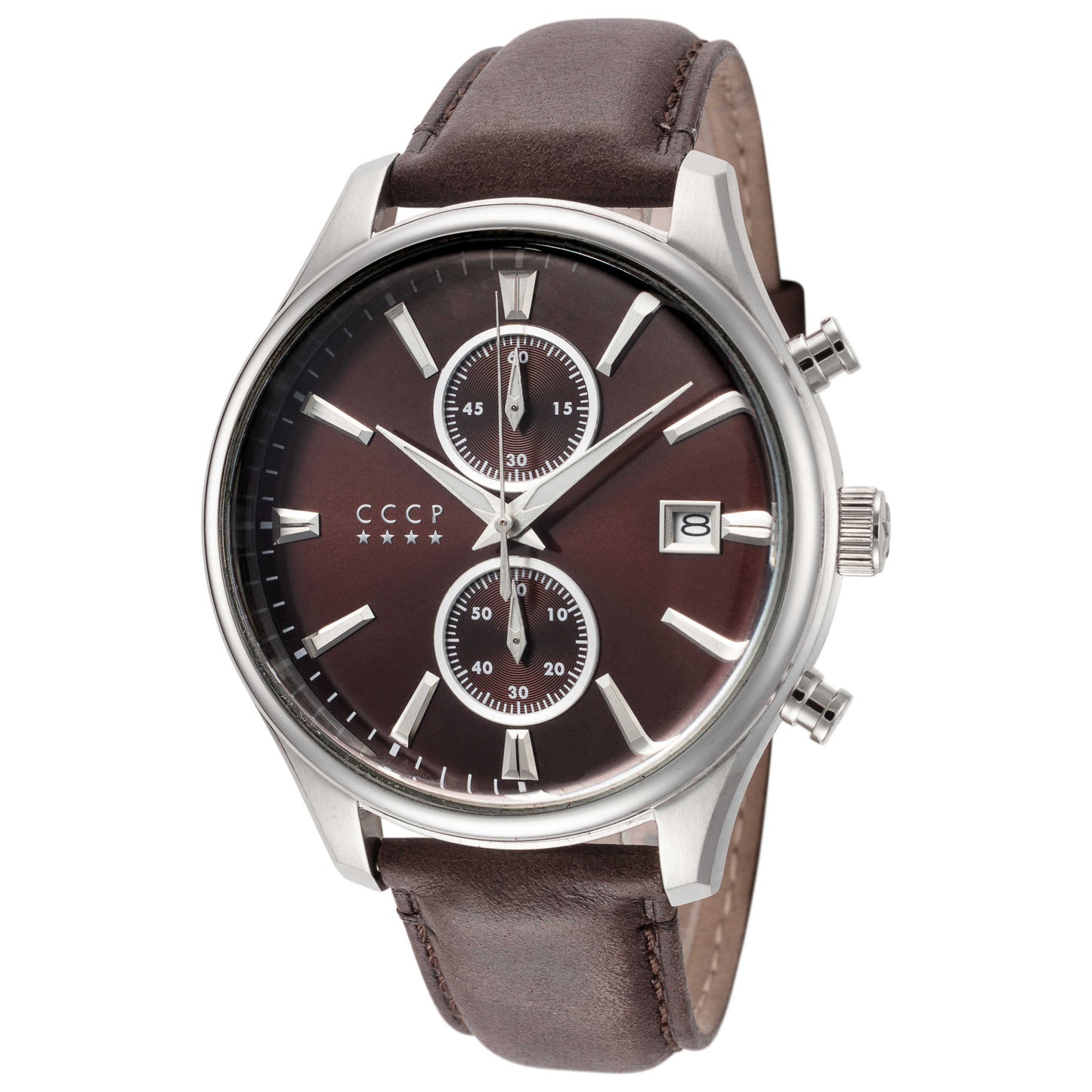 Front view of CCCP Sputnik-2 Men's Quartz Watch CP-7028-05