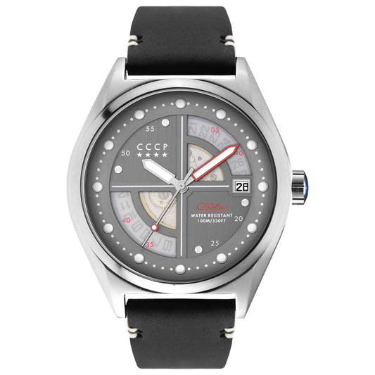 Front view of CCCP Shchuka Men's Automatic Watch CP-7031-02