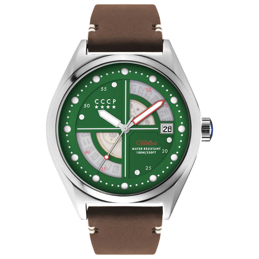 Front view of CCCP Shchuka Men's Automatic Watch CP-7031-05