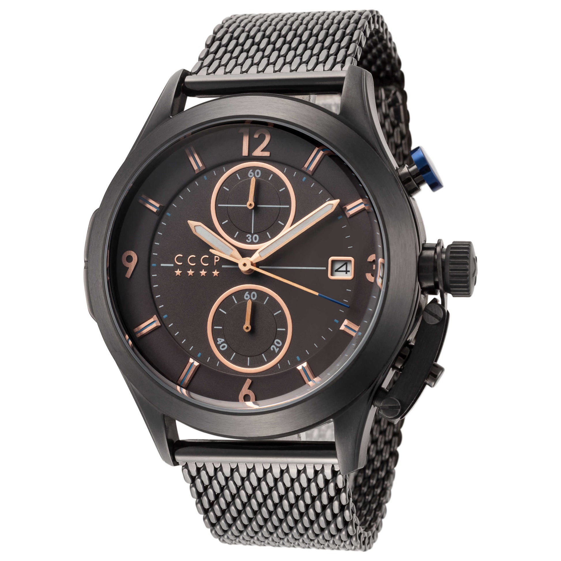 Front view of CCCP Shchuka Men's Quartz Watch CP-7033-33