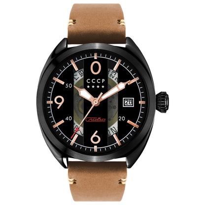 Front view of CCCP Aviator Yak-15 Men's Automatic Watch CP-7035-05