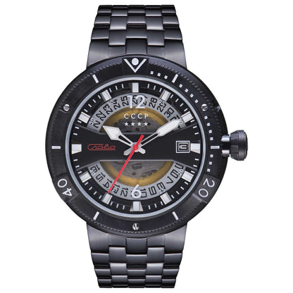 Front view of CCCP Kashalot Men's Automatic Watch CP-7039-44