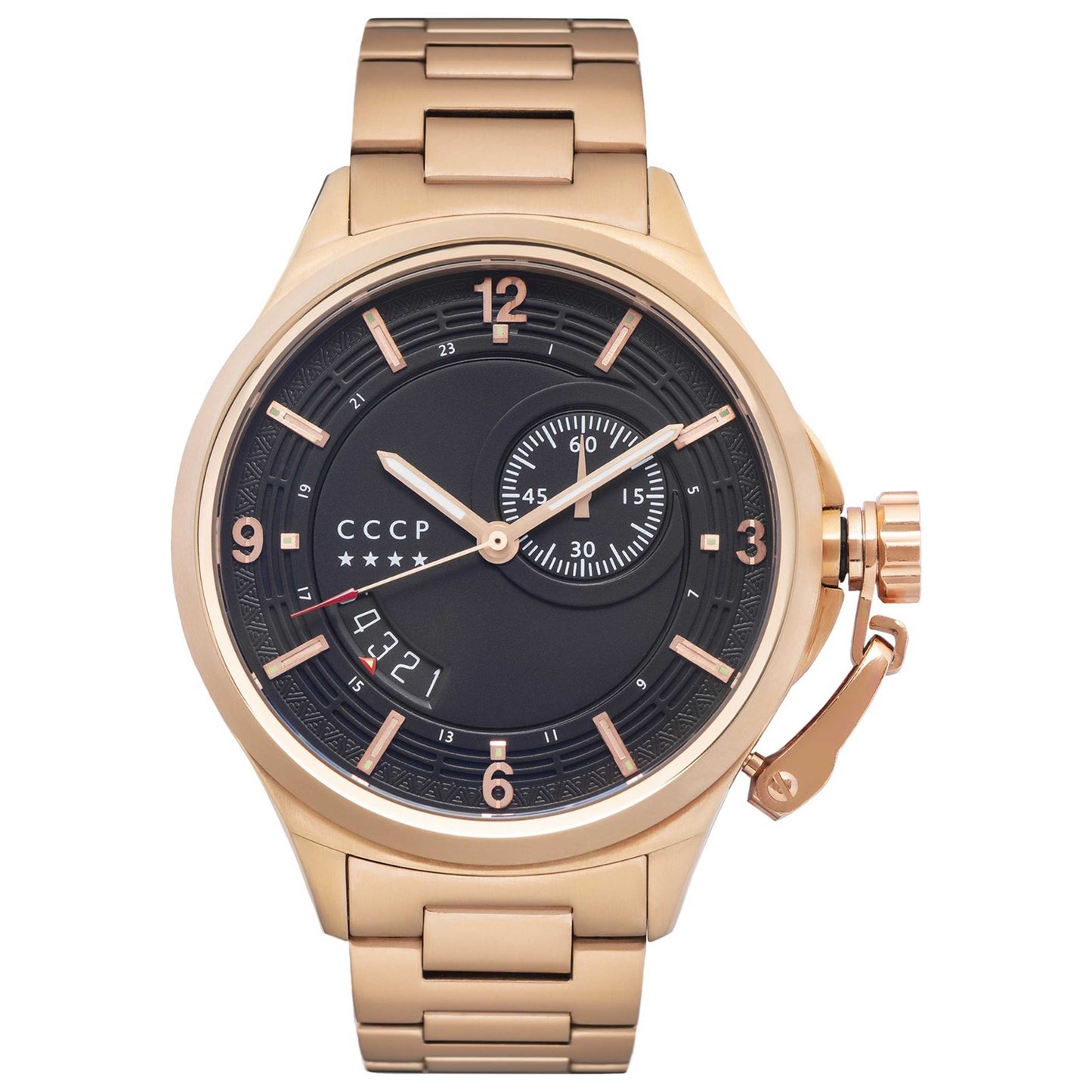 Front view of CCCP Badygin Men's Quartz Watch CP-7040-22