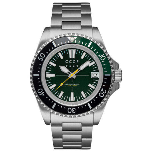 Front view of CCCP Kamchatka Men's Automatic Watch CP-7048-44