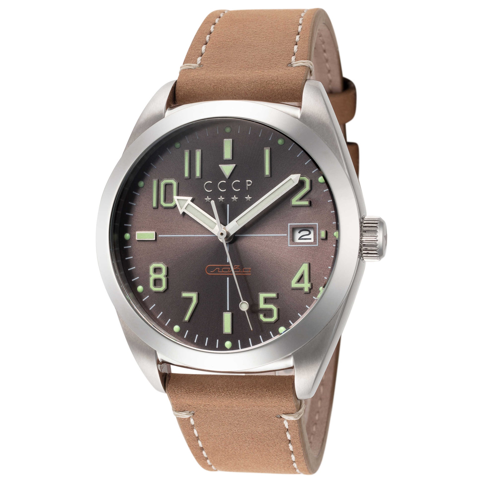 Front view of CCCP Gromov Men's Automatic Watch CP-7050-02