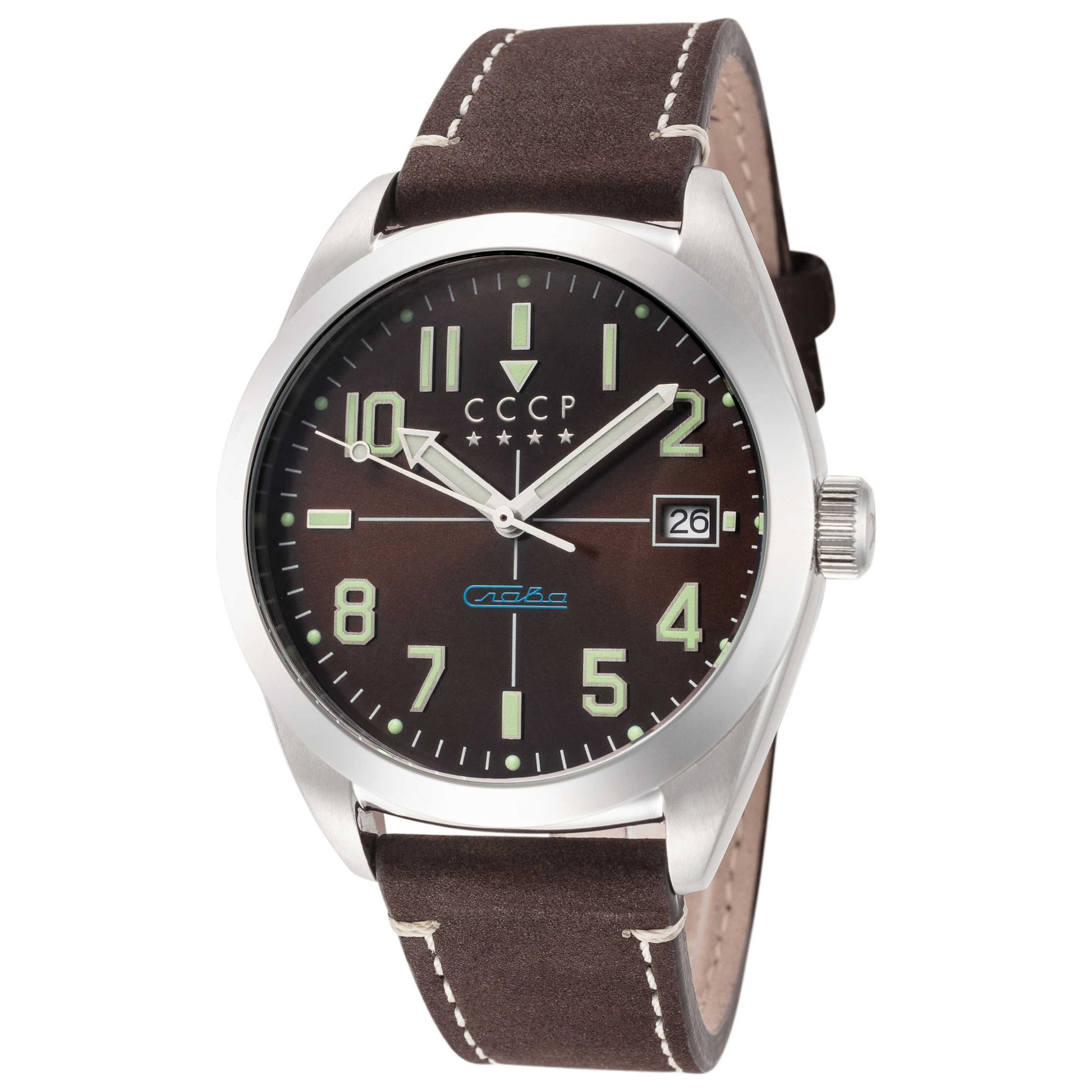 Front view of CCCP Gromov Men's Automatic Watch CP-7050-03