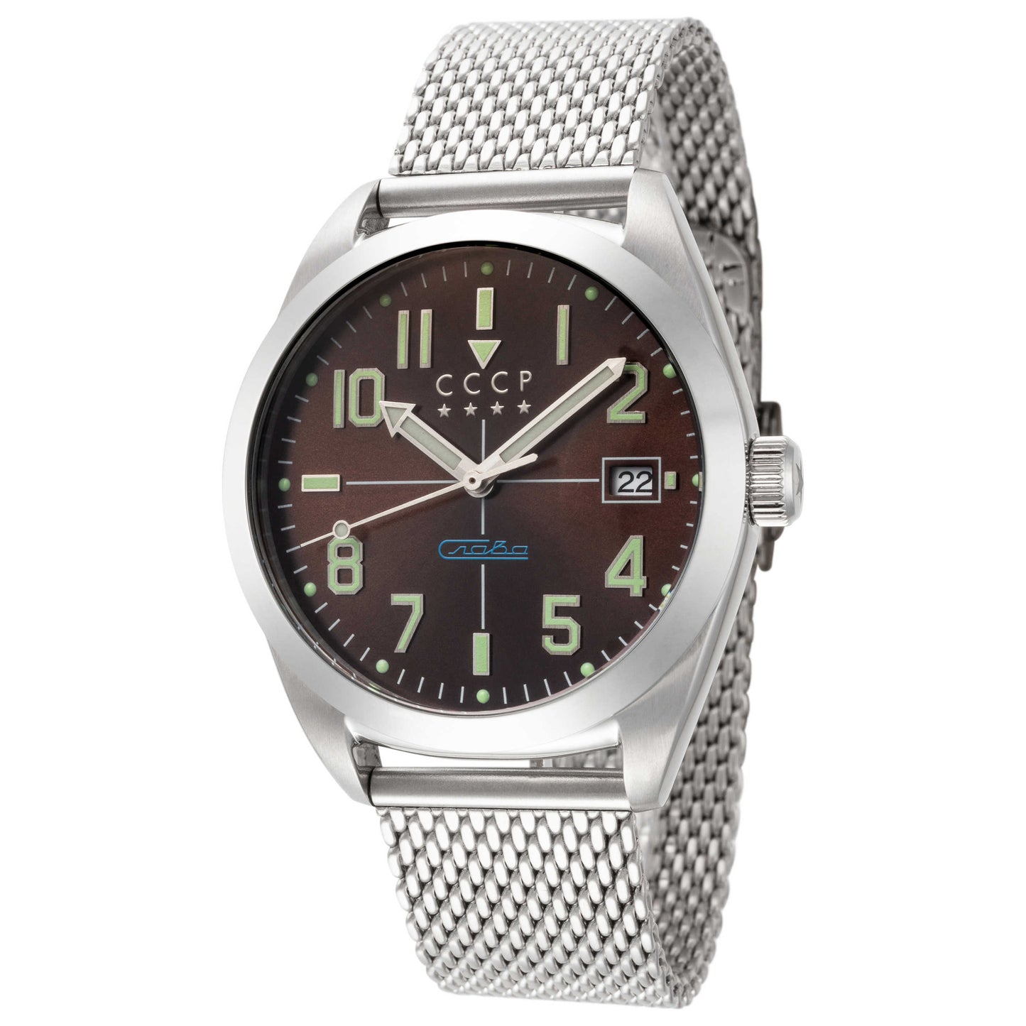 Front view of CCCP Gromov Men's Automatic Watch CP-7050-22