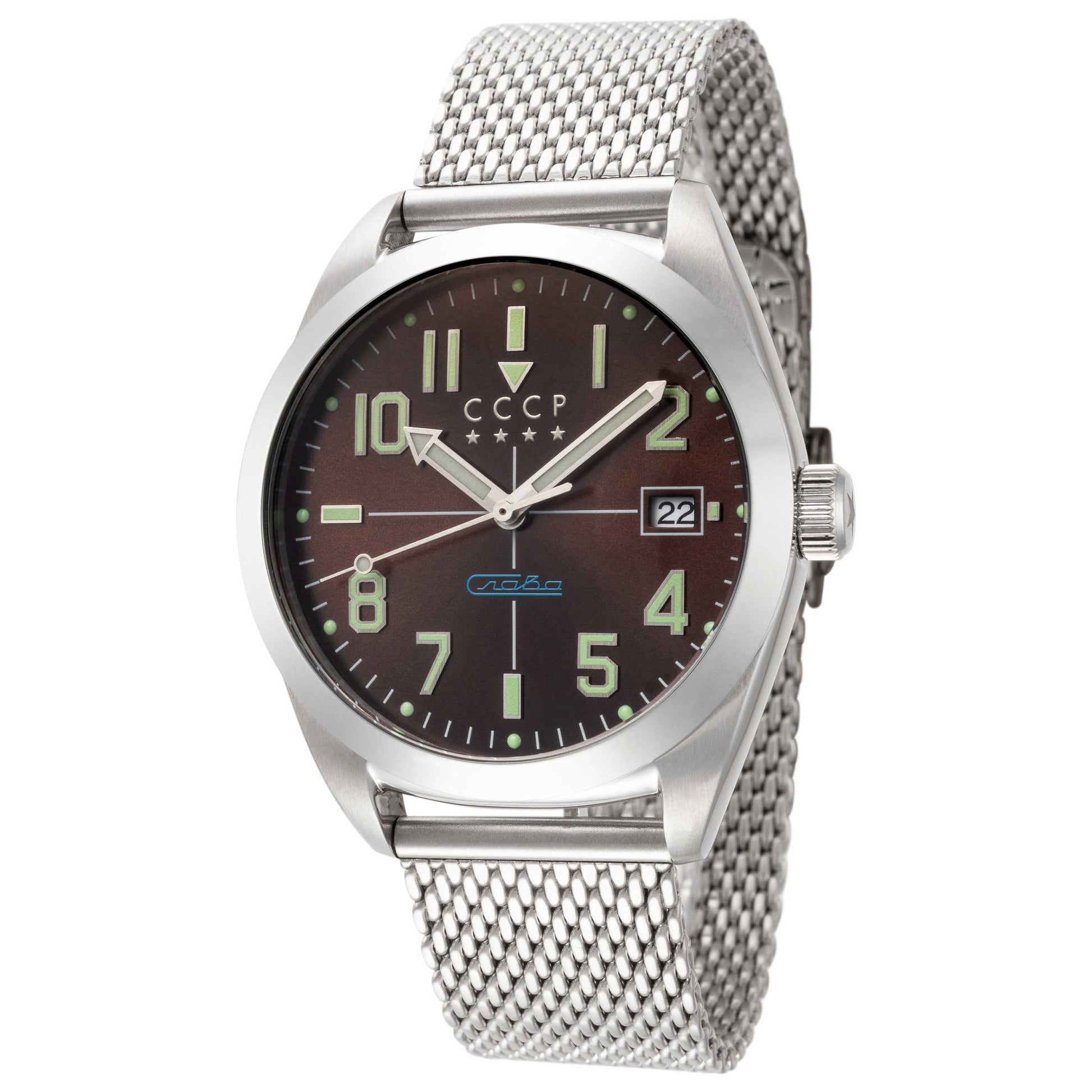 Front view of CCCP Gromov Men's Automatic Watch CP-7050-22