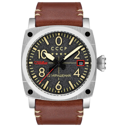 Front view of CCCP Aviation Gurevich Men's Automatic Watch CP-7071-02