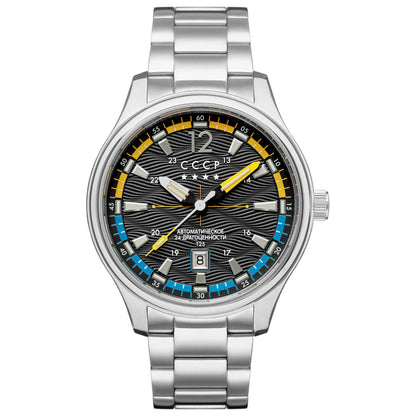 Front view of CCCP Space Buran Tritium Men's Automatic Watch CP-7086-33