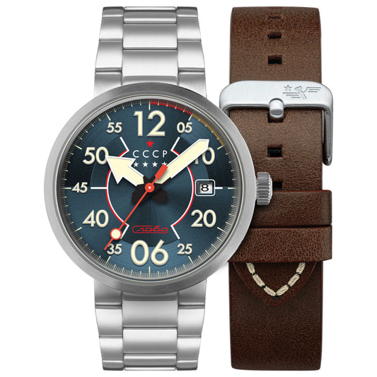 Front view of CCCP Space Proton Men's Automatic Watch CP-7089-44