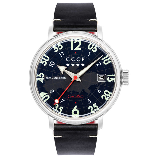 Front view of CCCP Heroes Comrade Men's Automatic Watch CP-7097-01