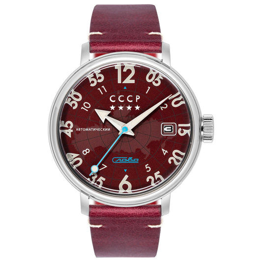 Front view of CCCP Heroes Comrade Men's Automatic Watch CP-7097-02