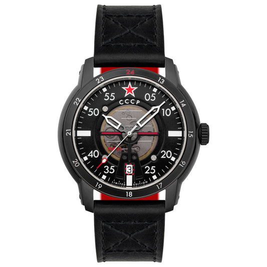 Front view of CCCP Mig-21 Men's Automatic Watch CP-7101-03