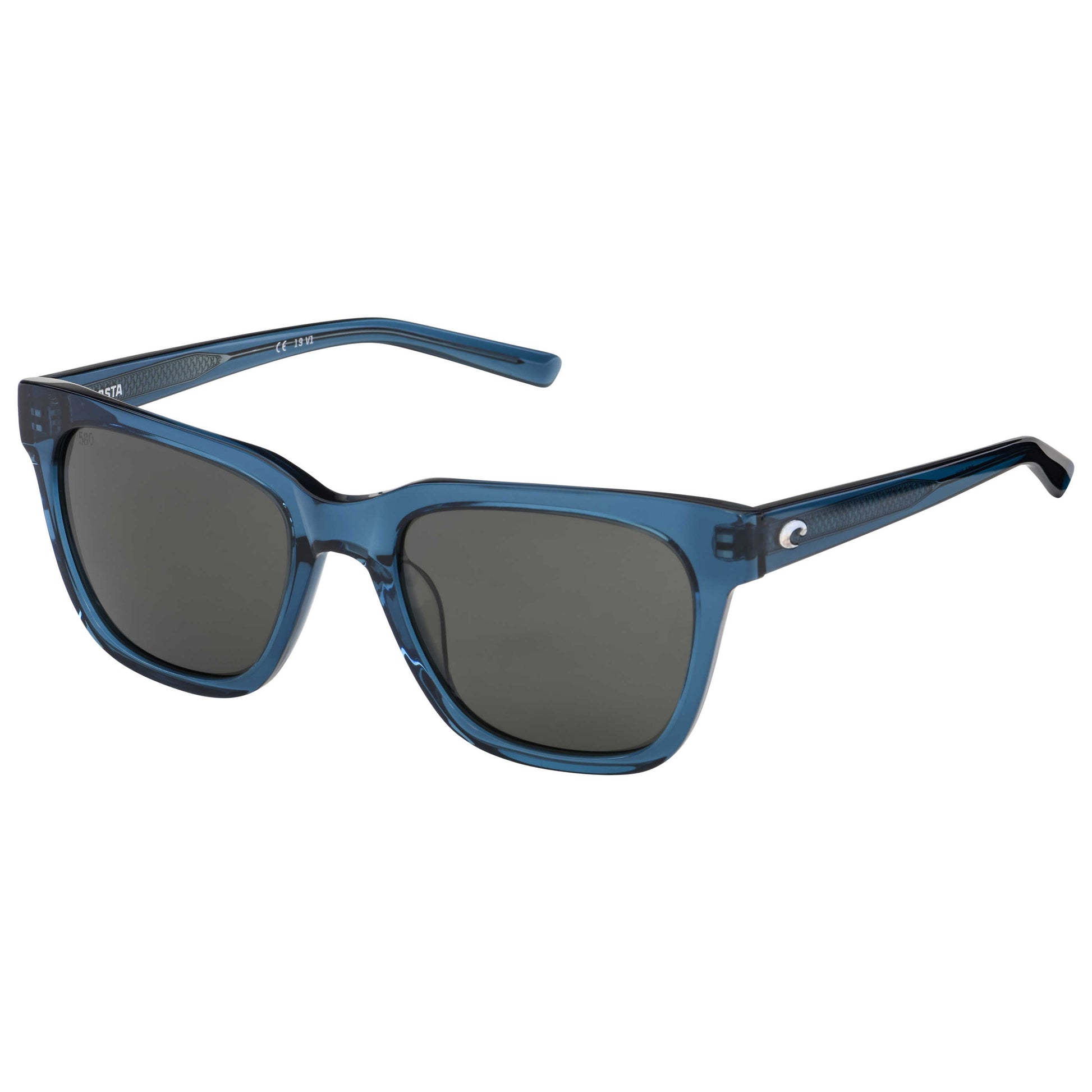 Front view of Costa del Mar Coquina Unisex Sunglasses CQA-244-OGGLP