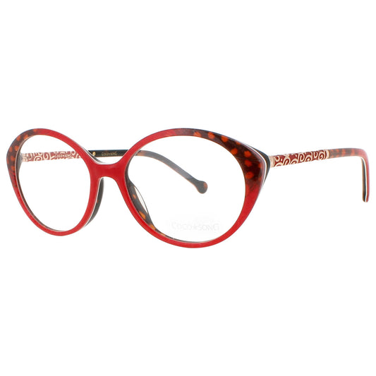 Front view of Coco Song Women's Eyeglasses CS-RUNNING-JEANS-CV253-02-09