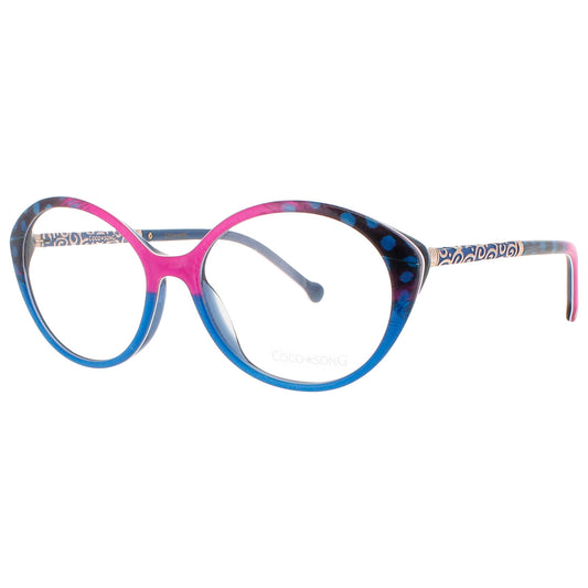 Front view of Coco Song Women's Eyeglasses CS-RUNNING-JEANS-CV253-03-09