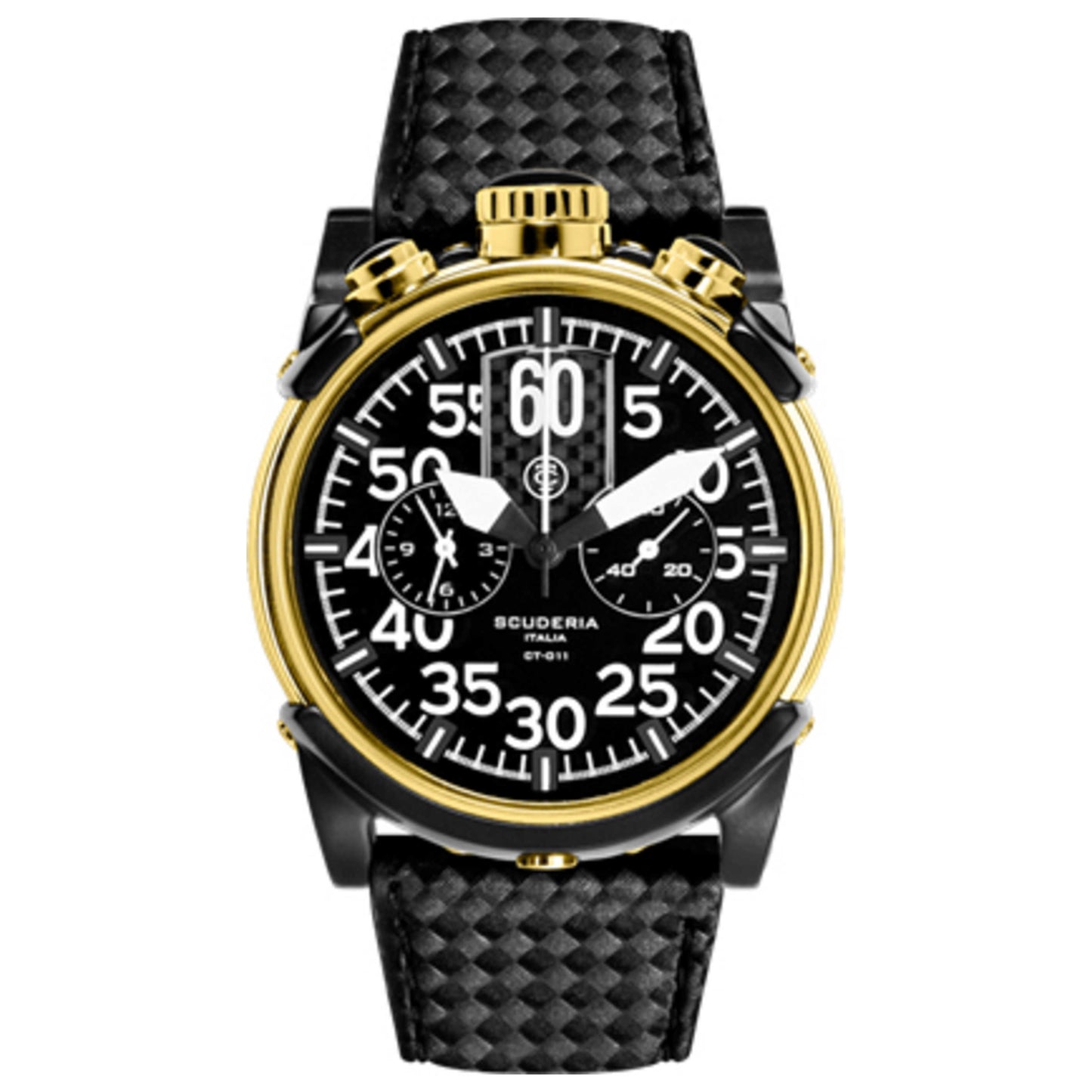 Front view of CT Scuderia Saturno Men's Quartz Watch CS10101