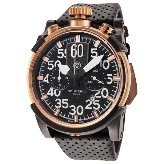 Front view of CT Scuderia Saturno Men's Quartz Watch CS10102