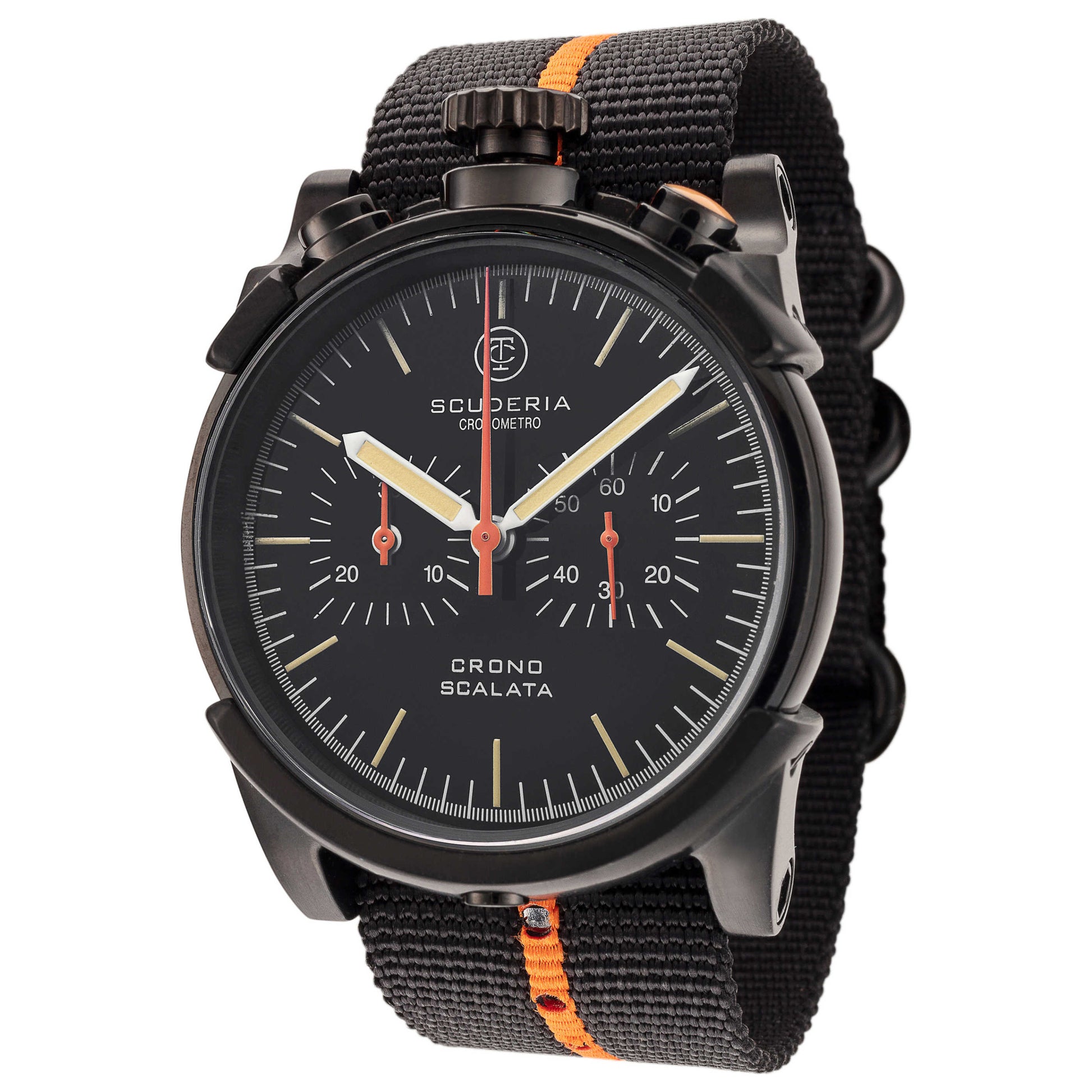 Front view of CT Scuderia Vintage Men's Quartz Watch CS10108