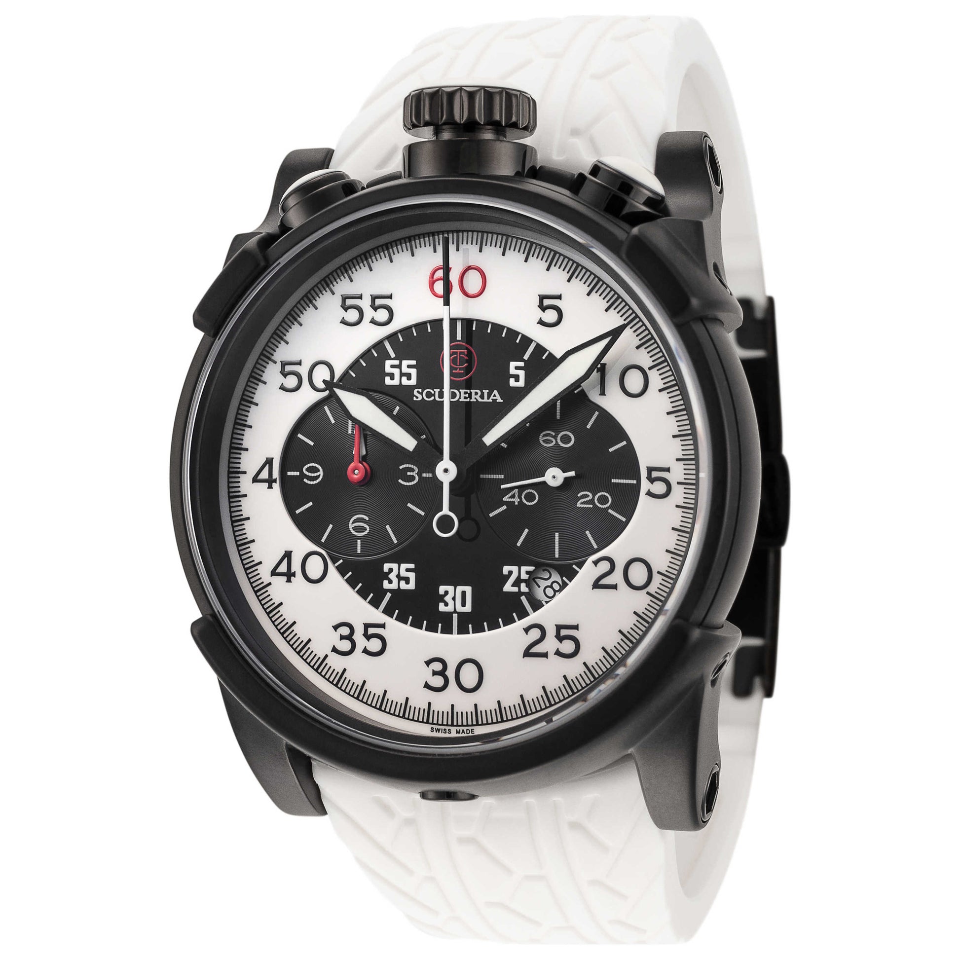 Front view of CT Scuderia Dirt Track Men's Quartz Watch CS10116N