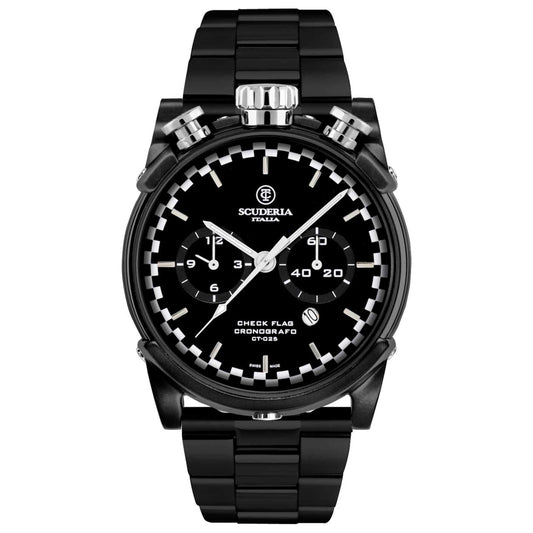 Front view of CT Scuderia Vintage Men's Quartz Watch CS10137