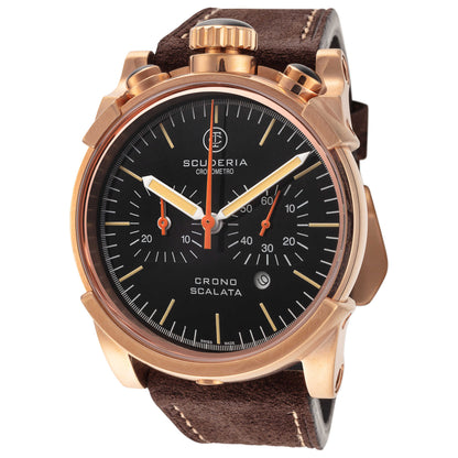 Front view of CT Scuderia Check Flag Men's Quartz Watch CS10150