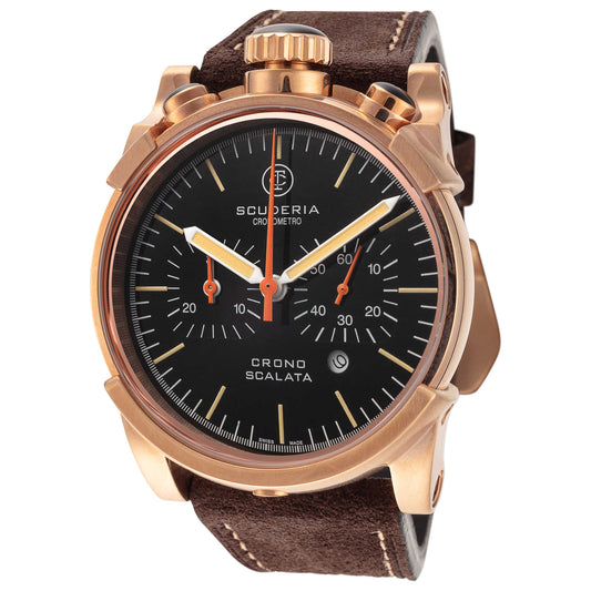 Front view of CT Scuderia Check Flag Men's Quartz Watch CS10150