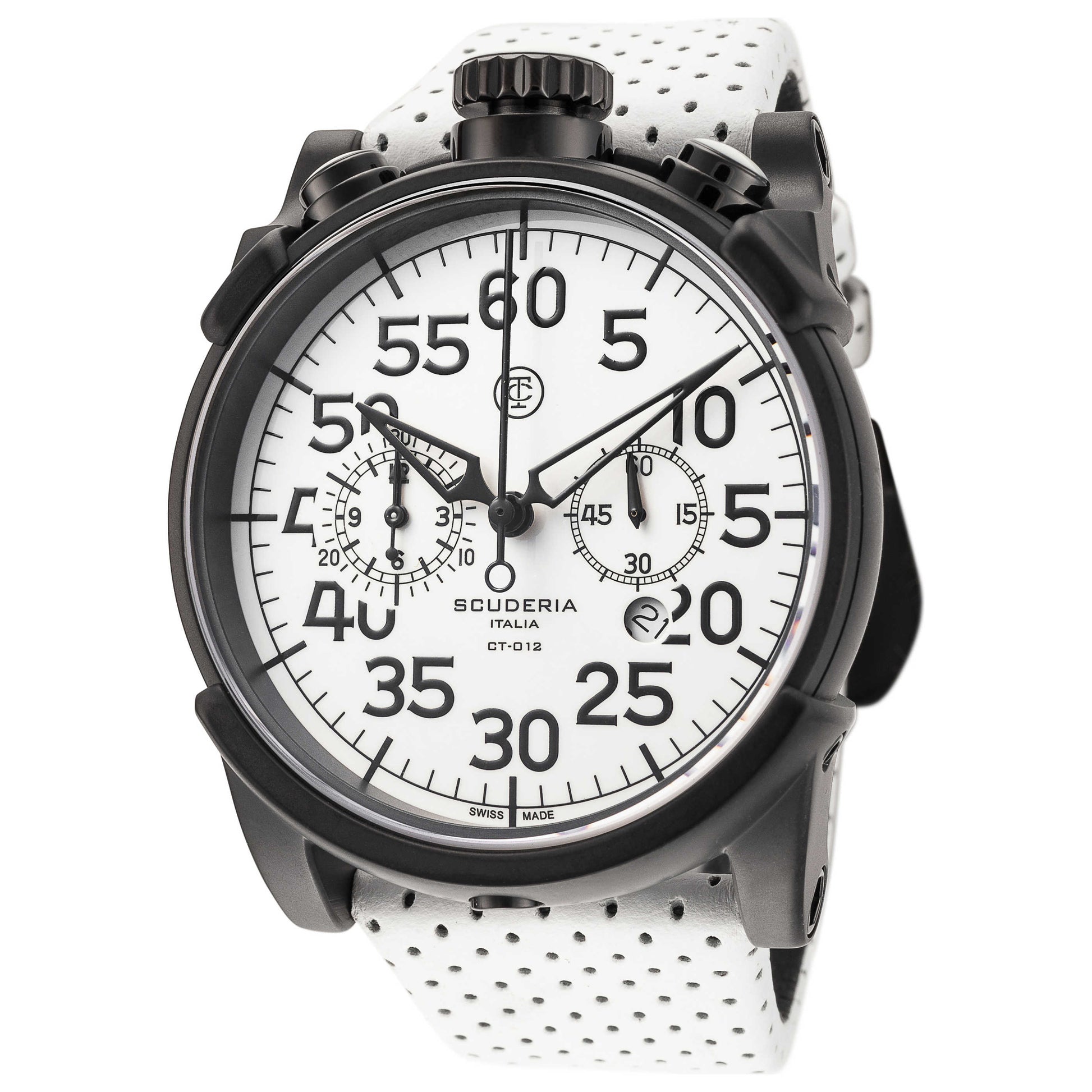 Front view of CT Scuderia City Racer Men's Quartz Watch CS10166